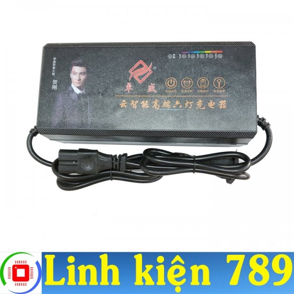 Sạc xe điện 60V 45-50Ah 5 bình 60-73V 4.8A tự ngắt khi đầy